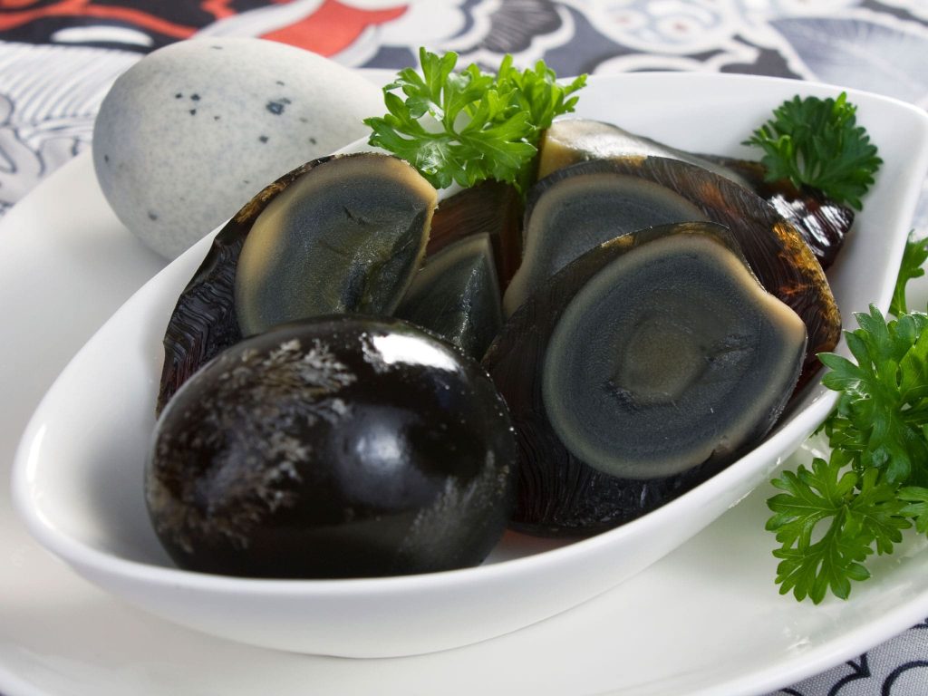 century egg - old egg eaten in china