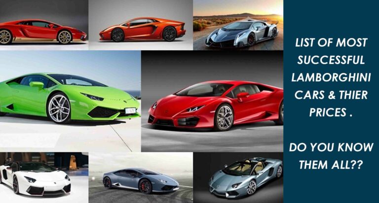 List of All Lamborghini Cars and Their Prices in India – 2020