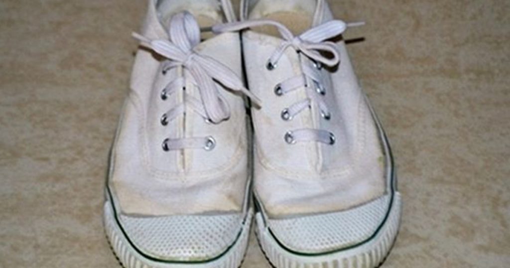 classic old white bata shoes for school