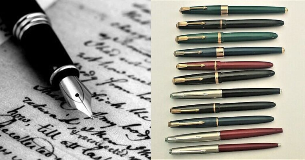 collection of fountain pens