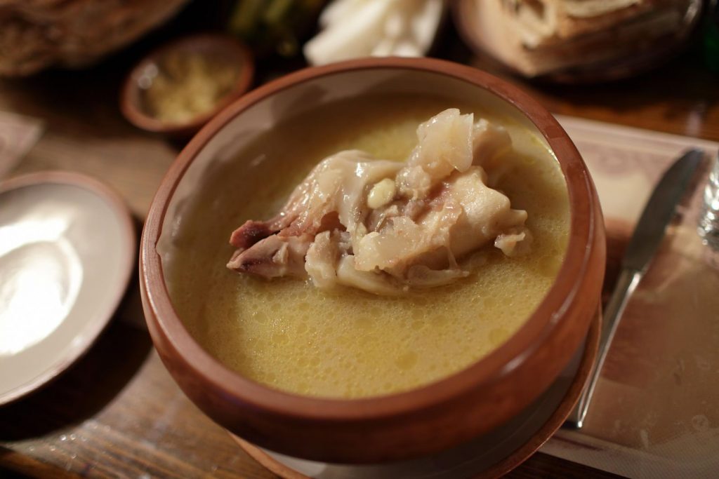 khash a dish made of cow feet