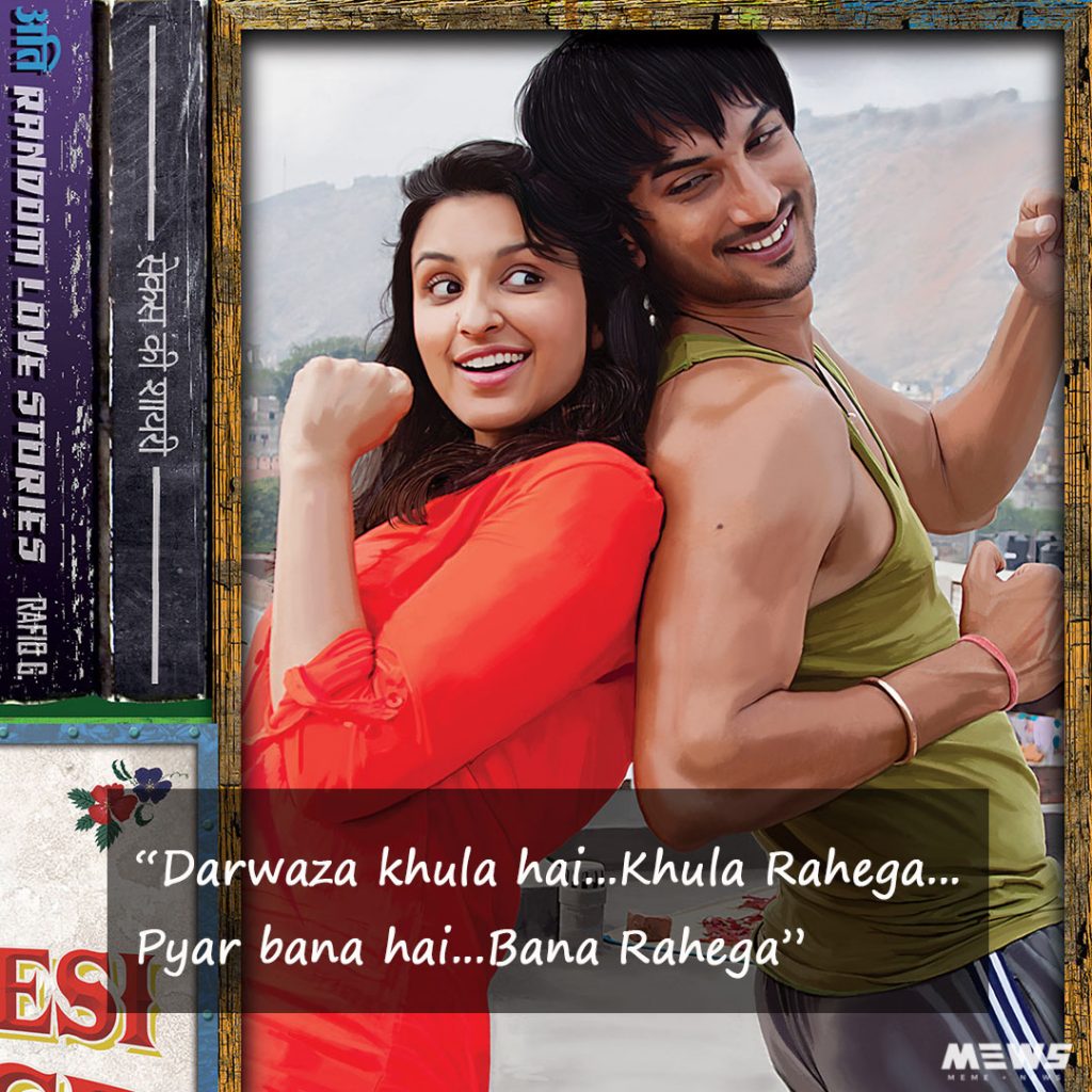 sushant singh rajput's dialogue from sudh desi romance