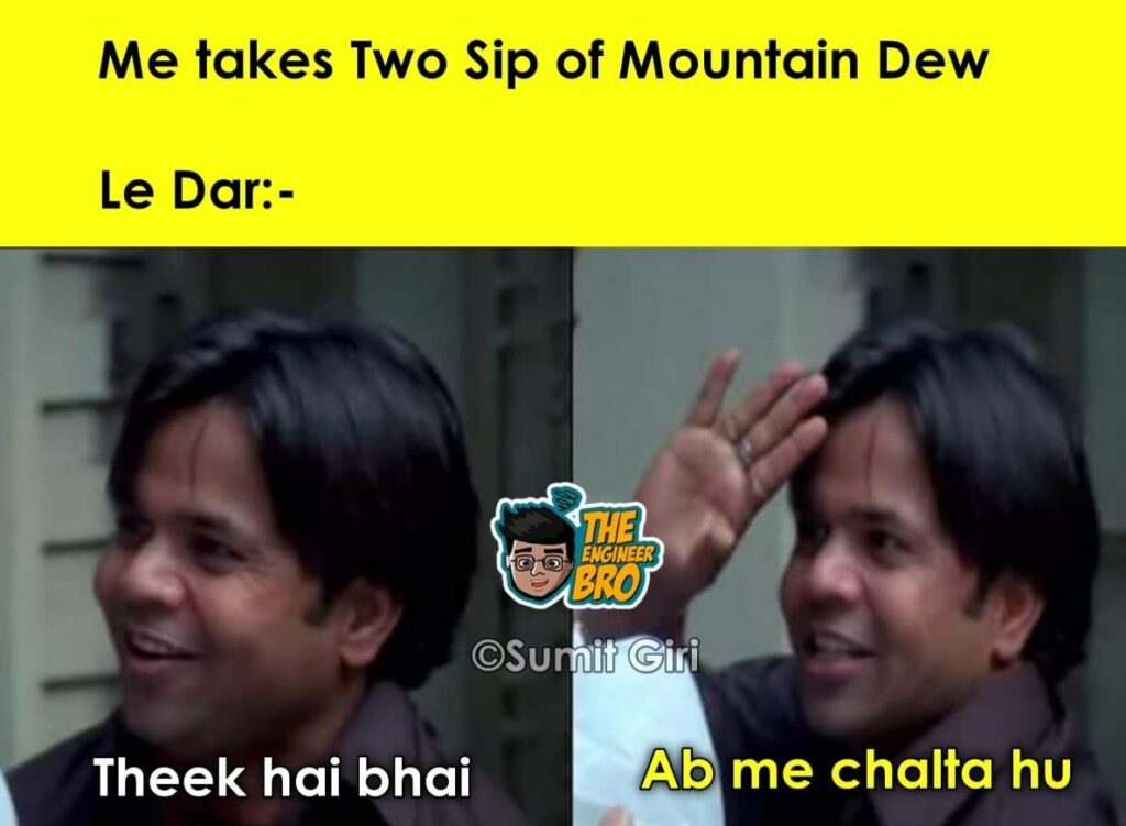 ab mai chalta hu meme from Hera Pheri
