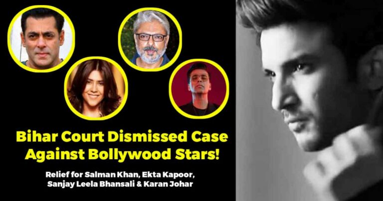 Bihar Court Dismissed Case Against Bollywood Moguls! Sushant Fans Shattered By The Reason