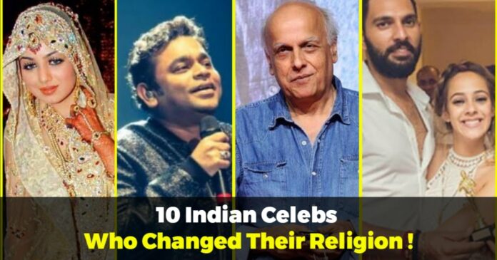 indian celebrities who changed religion