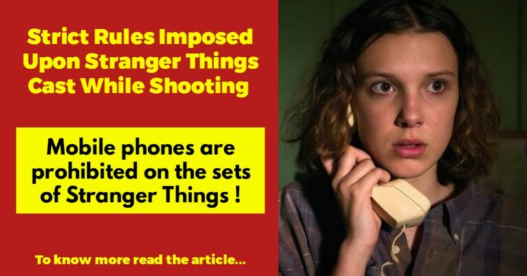 Strict Rules Imposed Upon Stranger Things Cast While Shooting