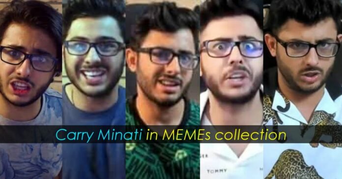 meme on carryminati, all memes from tiktok to youtube covered