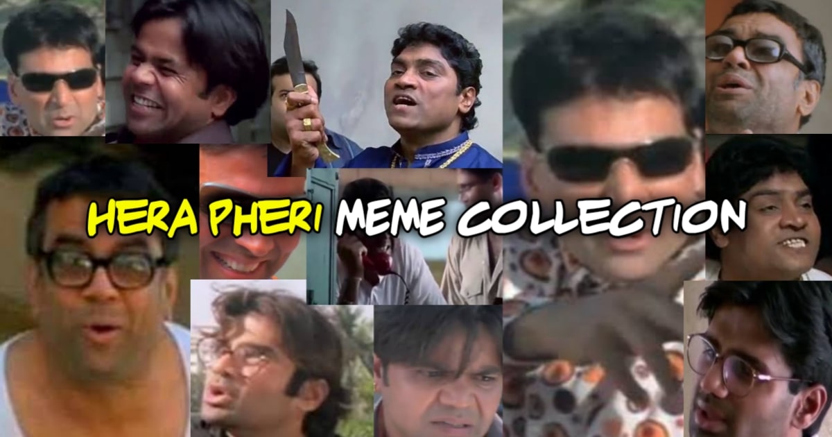 Hera Pheri MEME Collection For Unlimited Laughs!