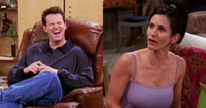 monica and chandler from friends where they missed errors