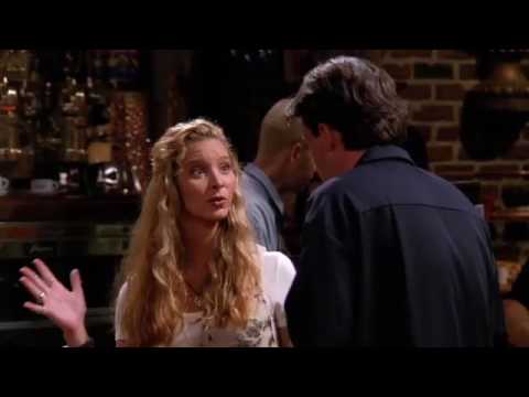 phoebe breaking up easily infront of chandler