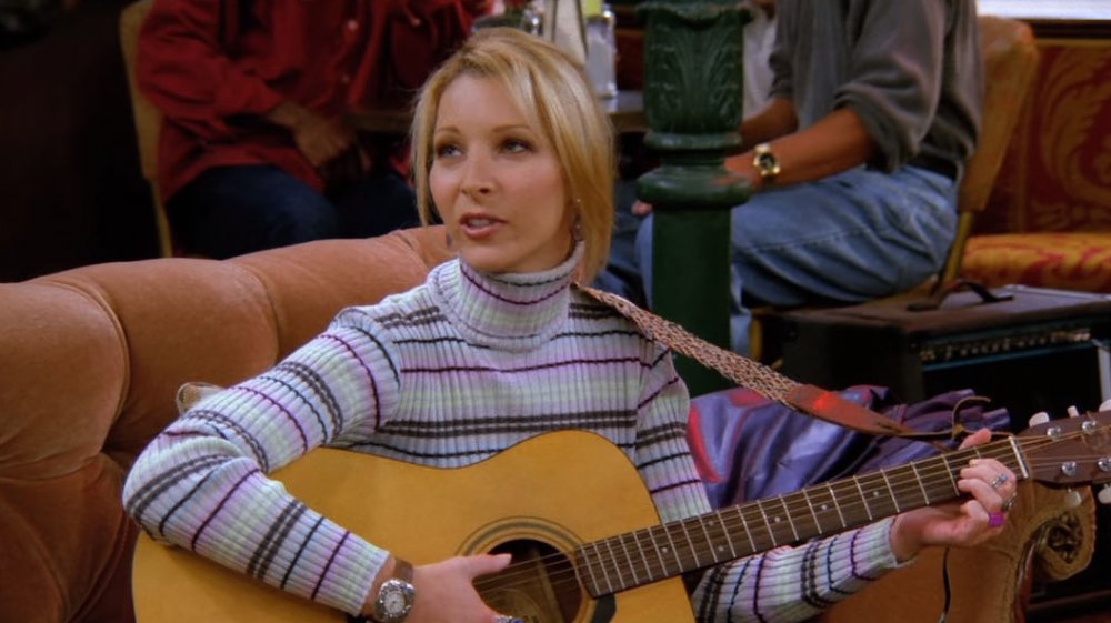 phoebe playing with her guitar