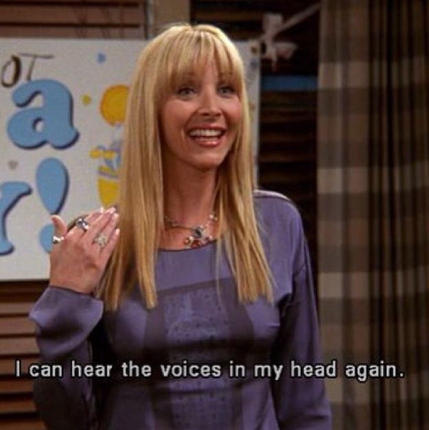 phoebe with her psychic powers where she can hear voices