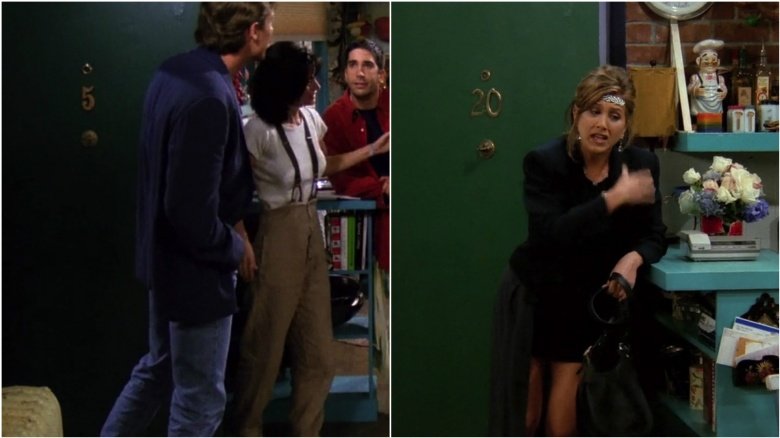 monica geller changeing apartment number in friends season