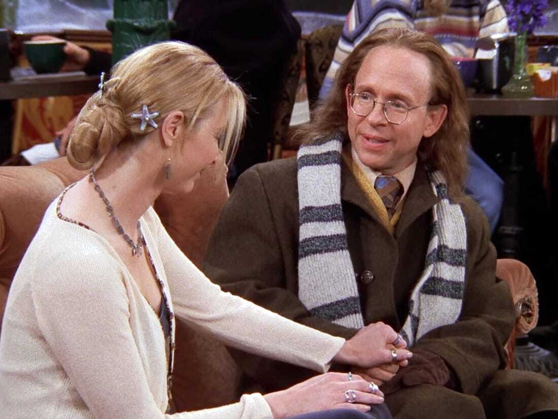 phoebe buffay with her dad