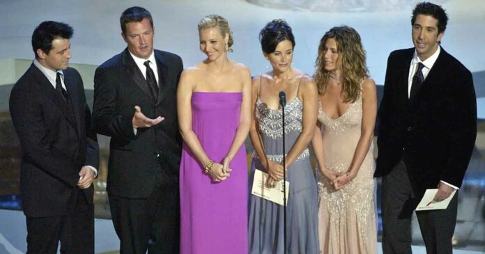 friends characters in an award show confession secrets