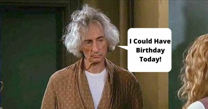 larry Hankin's birthday wishes, the man who played mr heckles