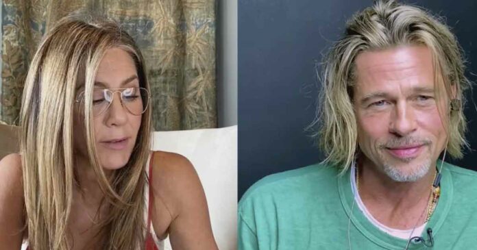 jennifer aniston and brad pitt steamy scenes from video call