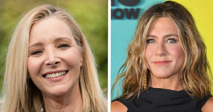 jennifer aniston and lisa kudrow meet to discuss friends dialogues and events