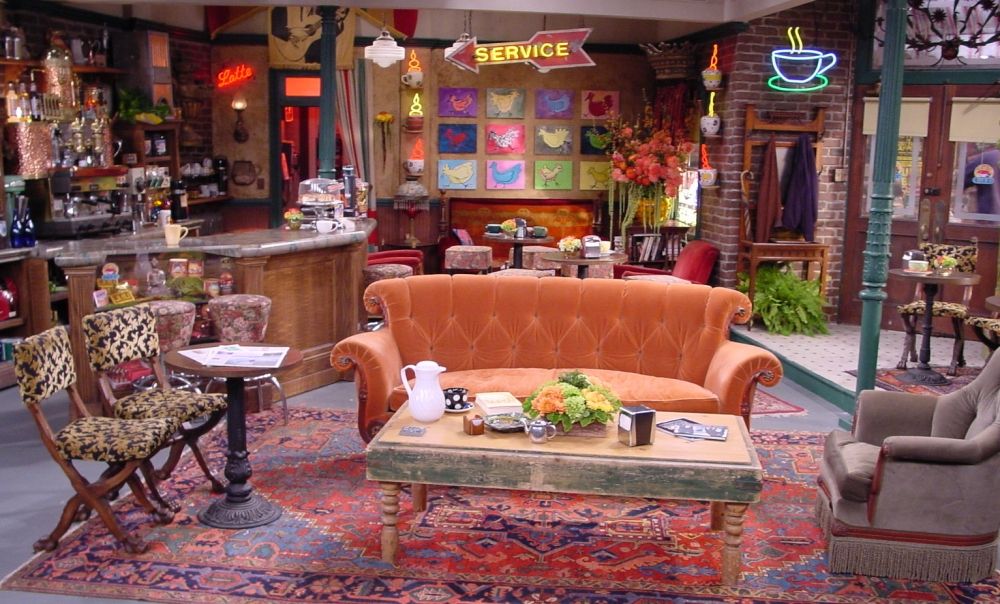 artwork at the central perk cafe from friends