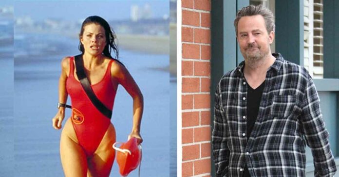 baywatch actress yasmine was with matthew perry