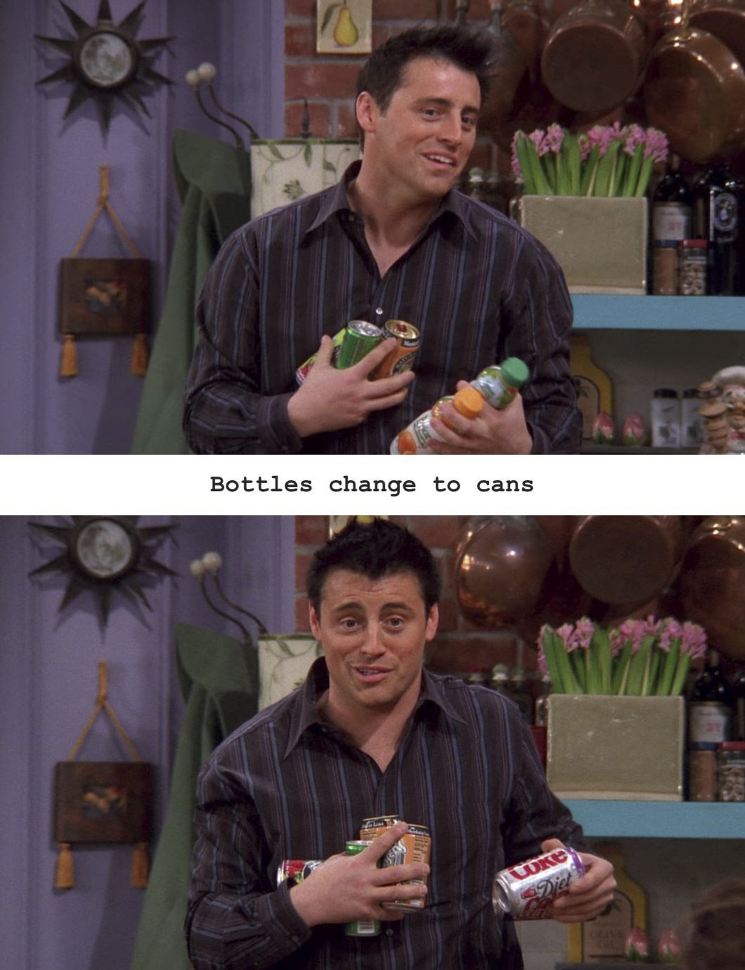 the one with changing cans