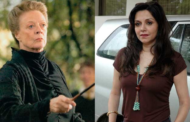 Professor Minerva McGonagall and Lilette Dubey