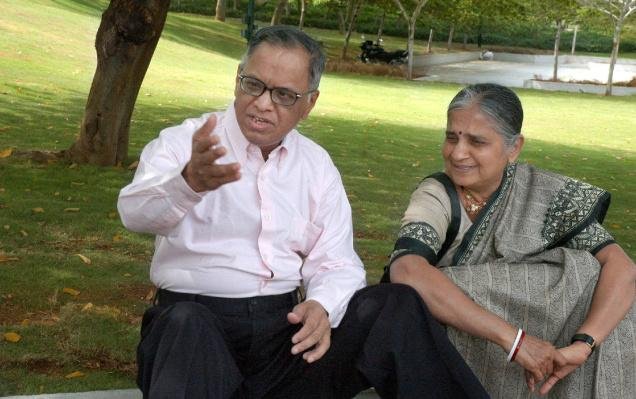 sudha and narayana murthy