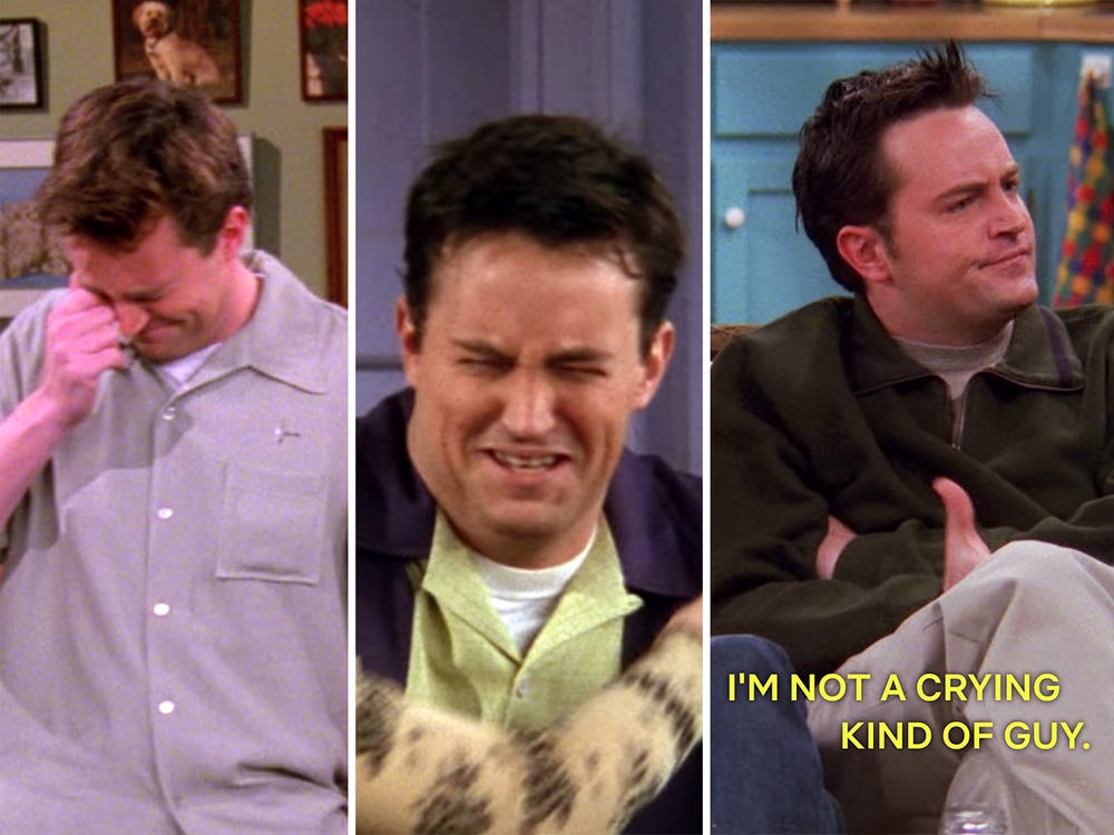 chandler crying