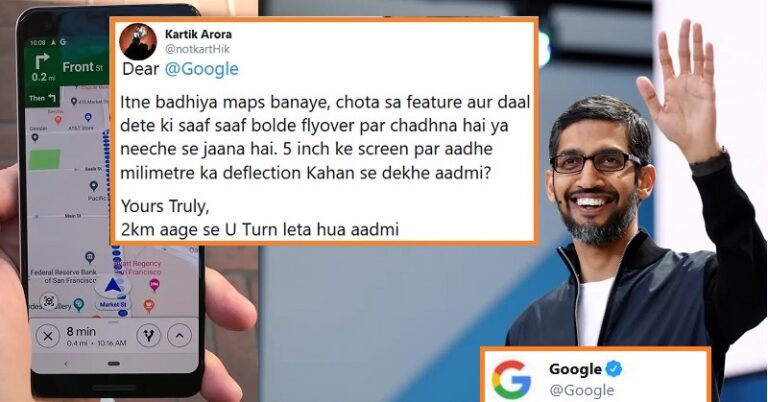 A Twitter User Asked Google To Improve Google Maps And Google Replied Like A Poet