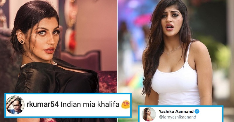 People Compared Yashika Aannand With Mia Khalifa, She Killed Each Of Them  With Her Reply
