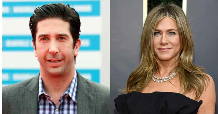 david schwimmer and jennifer aniston from friends