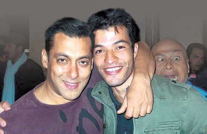 Salman Khan with his body double Jawed-El-Berni