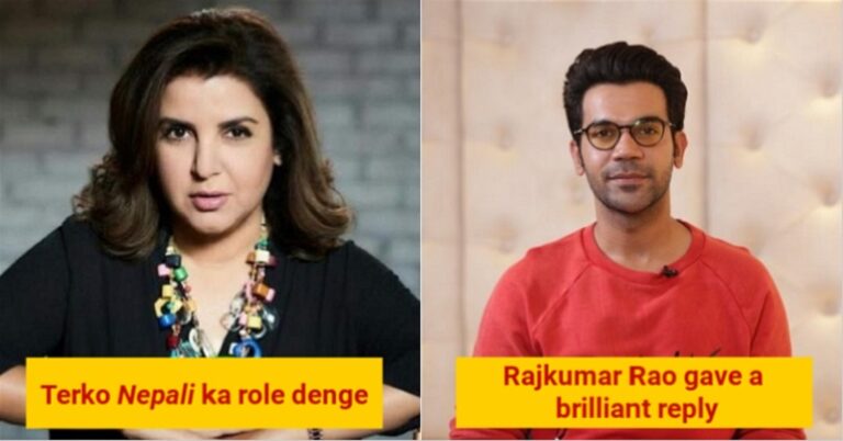 Rajkummar Rao’s Gives A Savage Reply To Farah Khan When She Called Him Nepali