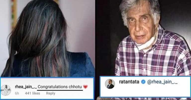 Ratan Tata Gave A Heart Winning Reply To A Woman Who Called Him Chhotu On Instagram