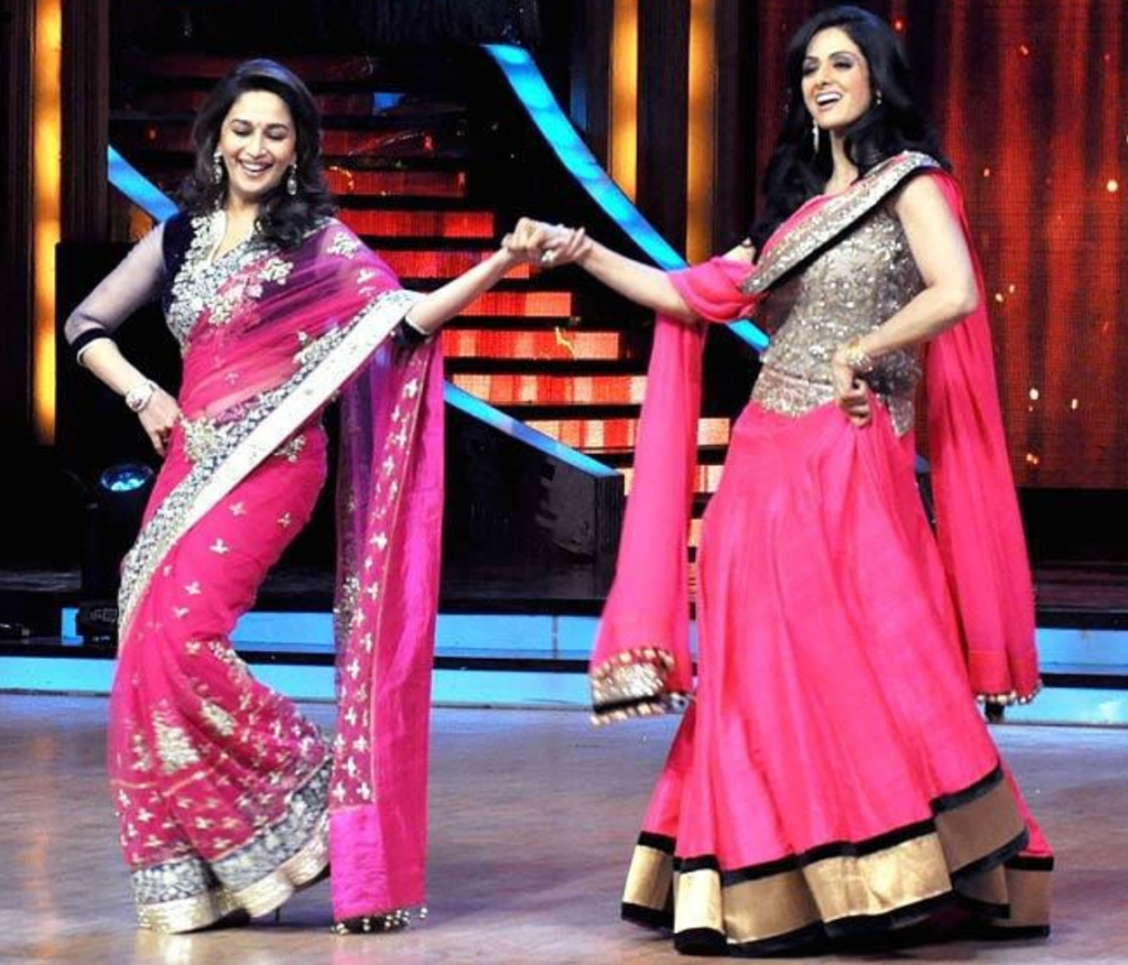 Madhuri Dixit and Sridevi