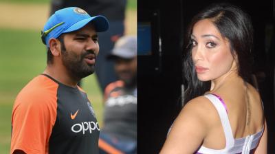 Rohit Sharma and Sofia Hayat