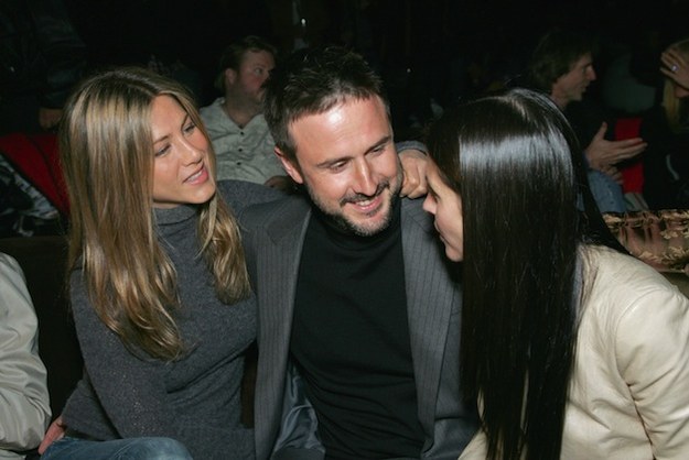 David Arquette, Jennifer Aniston, and Courteney Cox