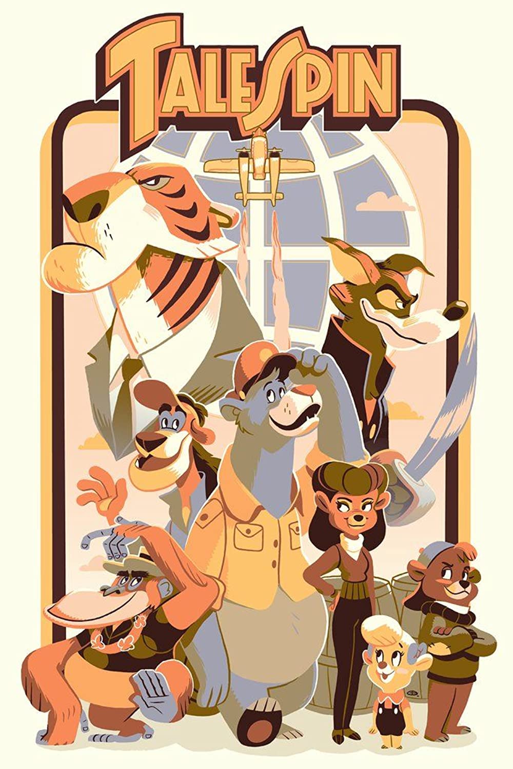 TaleSpin is one of cartoons from the 90's
