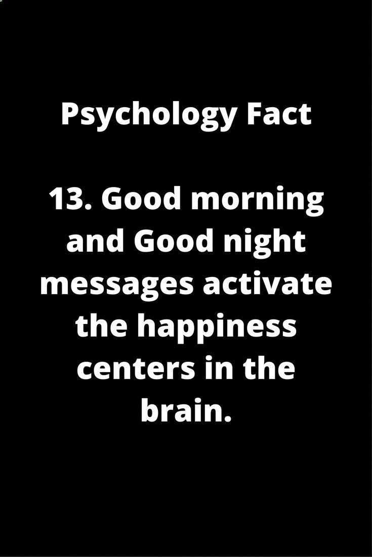 Psychological Facts