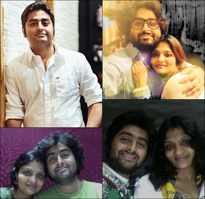 Arijit Singh with the wife, Koel Roy