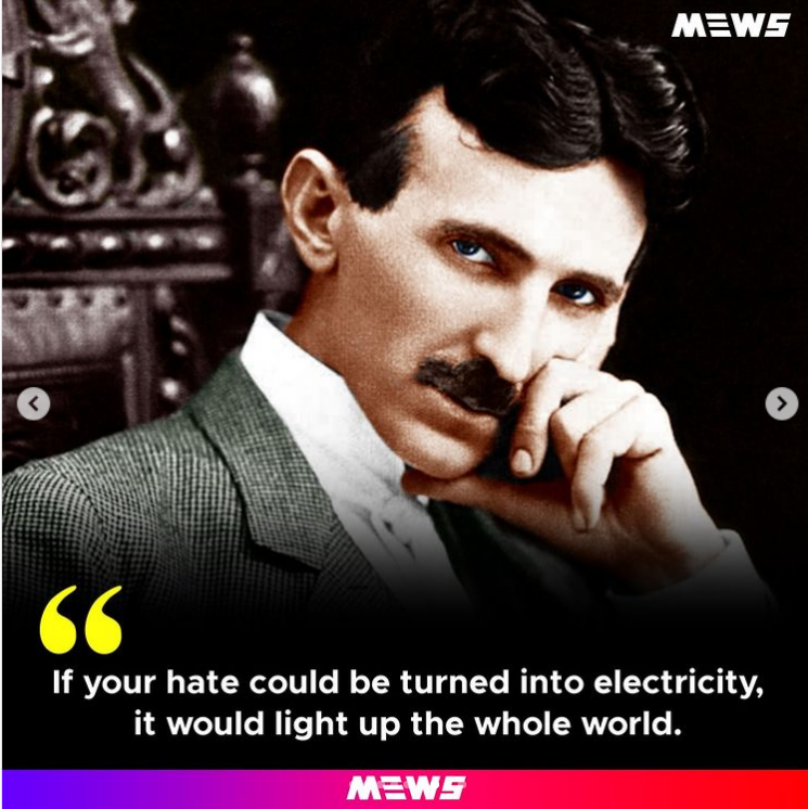 Quote by creator Nikola Tesla