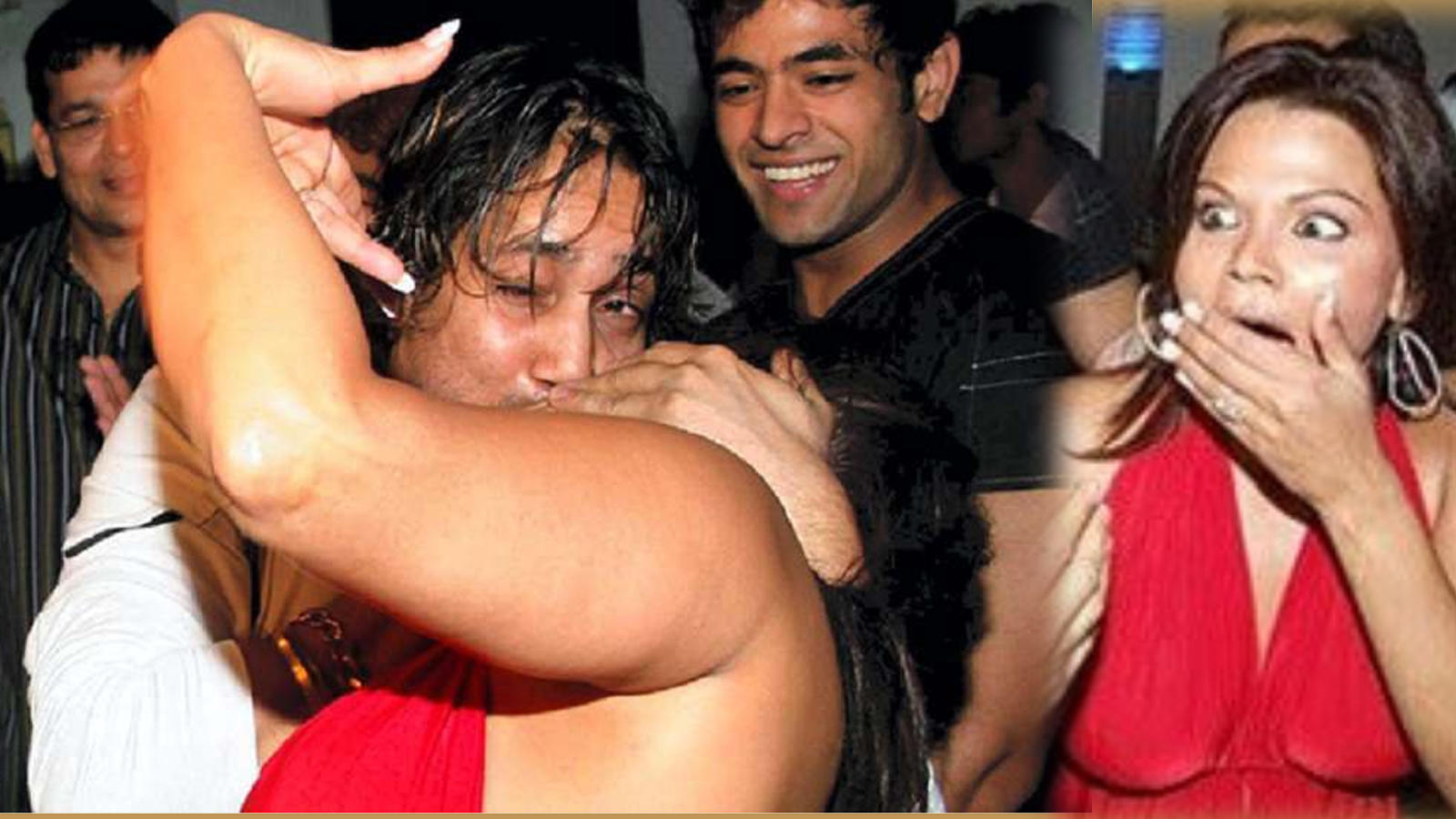 Kiss Of Rakhi Sawant & Mika Singh