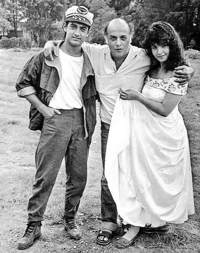 aamir khan with Pooja bhatt