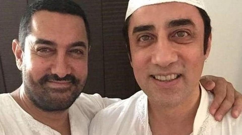 aamir khan with his brother