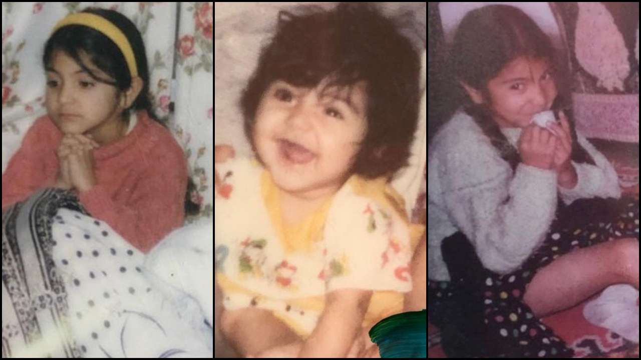 anushka sharma-childhood photos