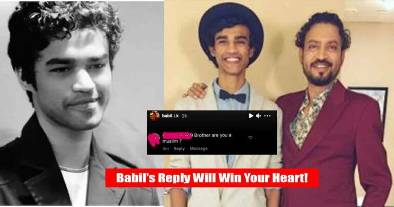 Irrfan Khan’s Son Babil Khan’s Reply To A Fan Asking Him About His Religion Will Win Your Heart