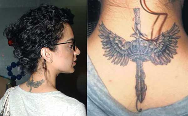 kangana ranaut with tatoo