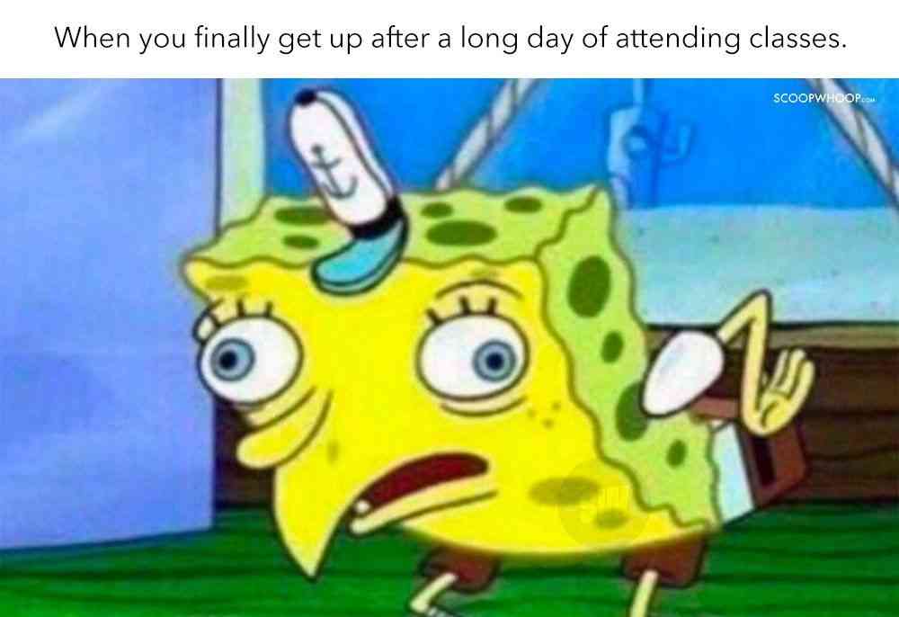 online school meme about attendence