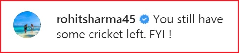 rohit-sharma comment