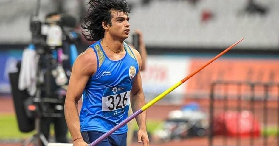Neeraj Chopra in javelin throw